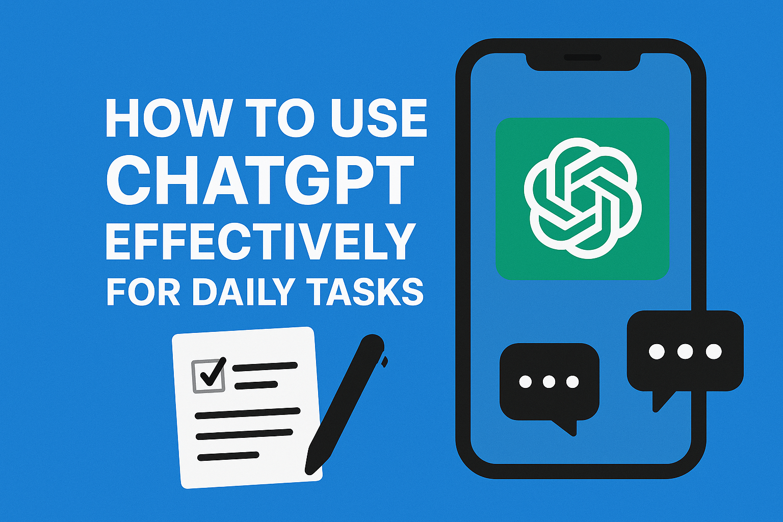 How to Use ChatGPT Effectively for Daily Tasks
