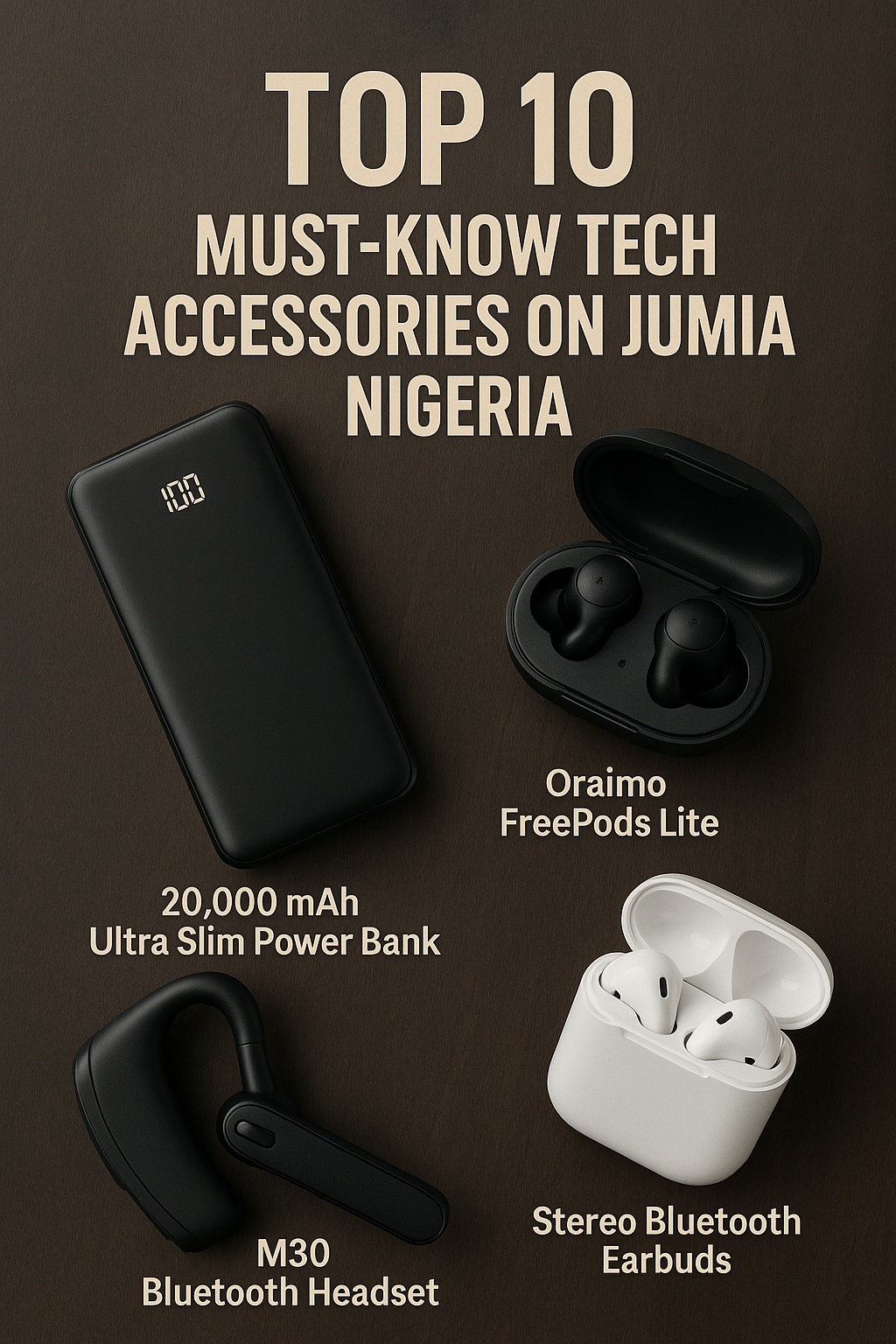 Top 10 Tech Accessories on Jumia you need to know